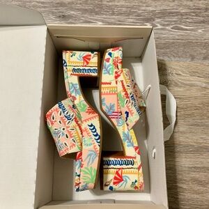 Colorful Platform Sandals